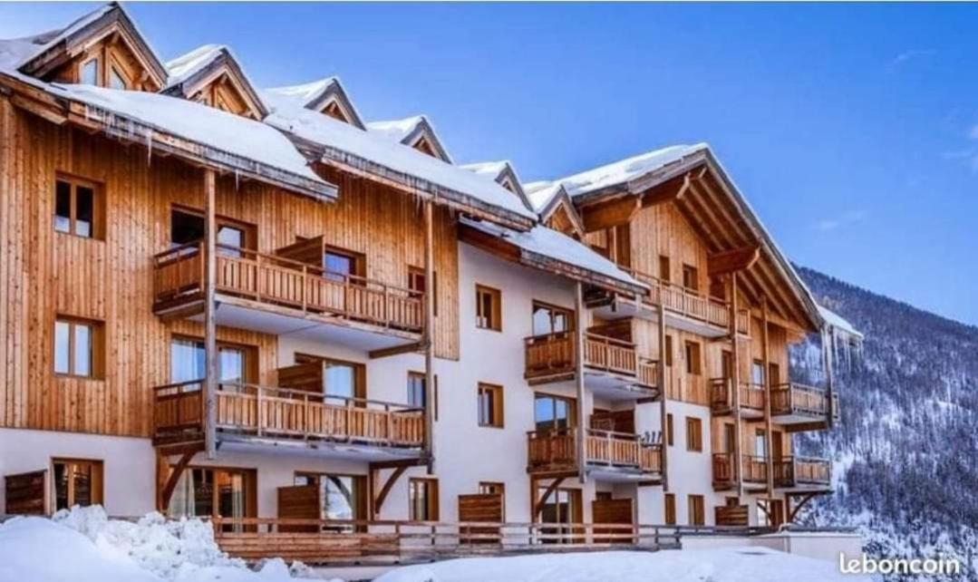 Appartement T2-5 Couchages L'Ecrin Des Orres 1800 Les Orres Buitenkant foto