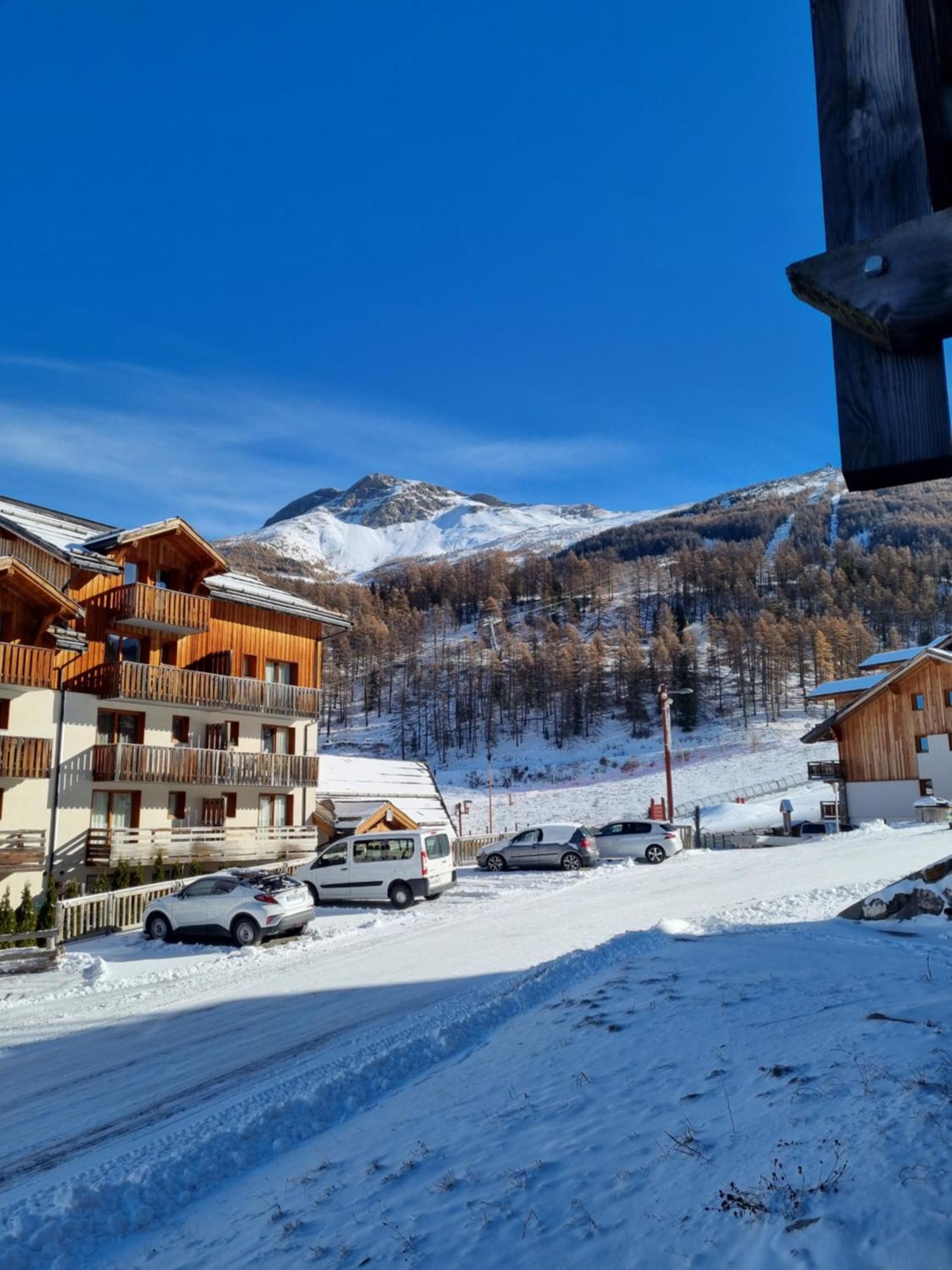 Appartement T2-5 Couchages L'Ecrin Des Orres 1800 Les Orres Buitenkant foto