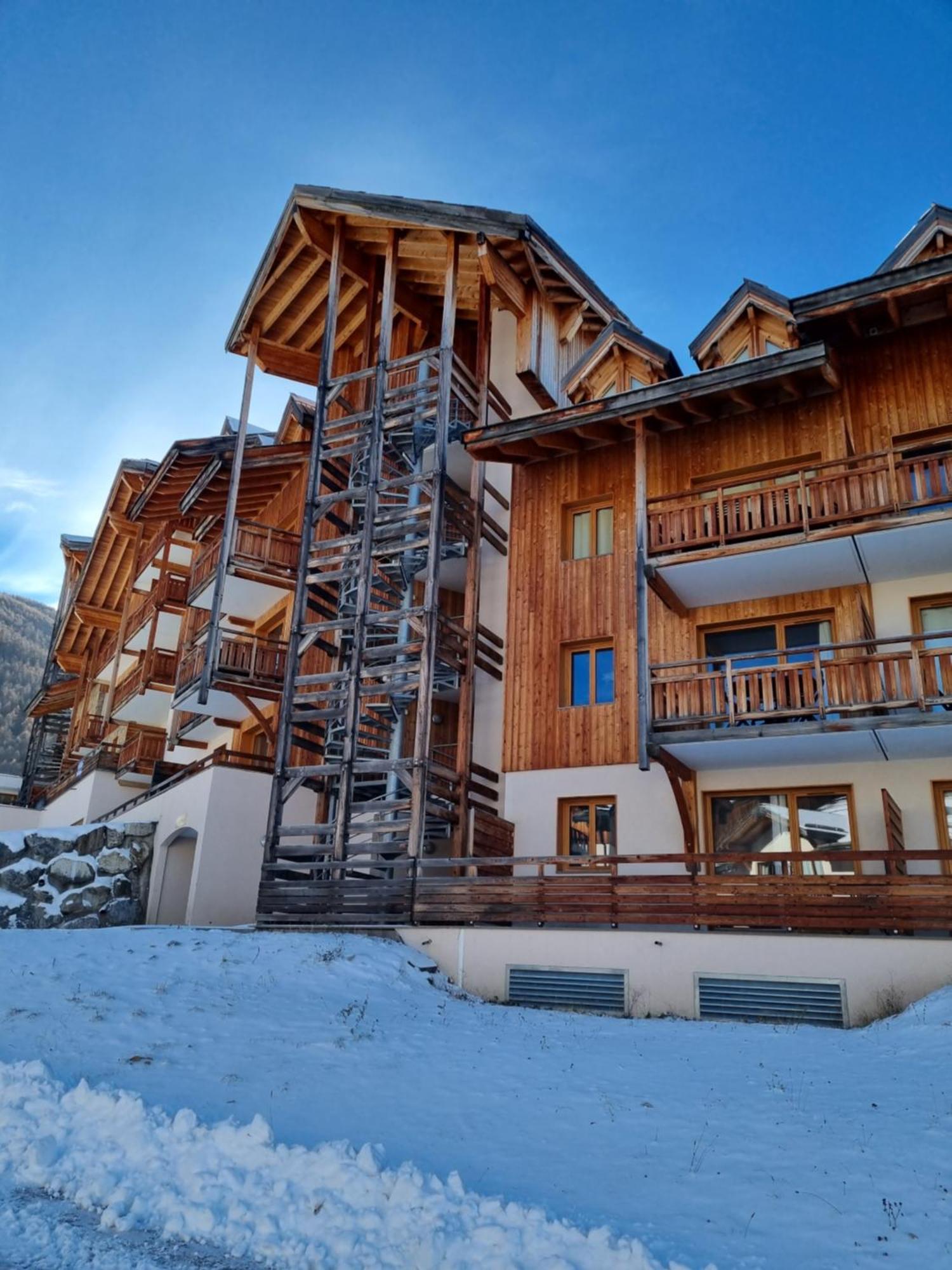 Appartement T2-5 Couchages L'Ecrin Des Orres 1800 Les Orres Buitenkant foto