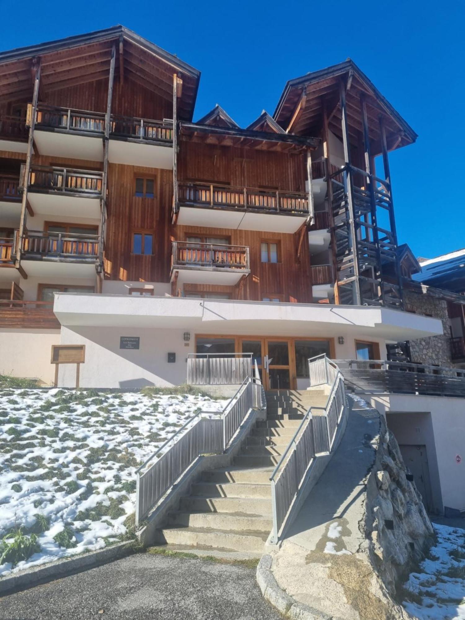 Appartement T2-5 Couchages L'Ecrin Des Orres 1800 Les Orres Buitenkant foto